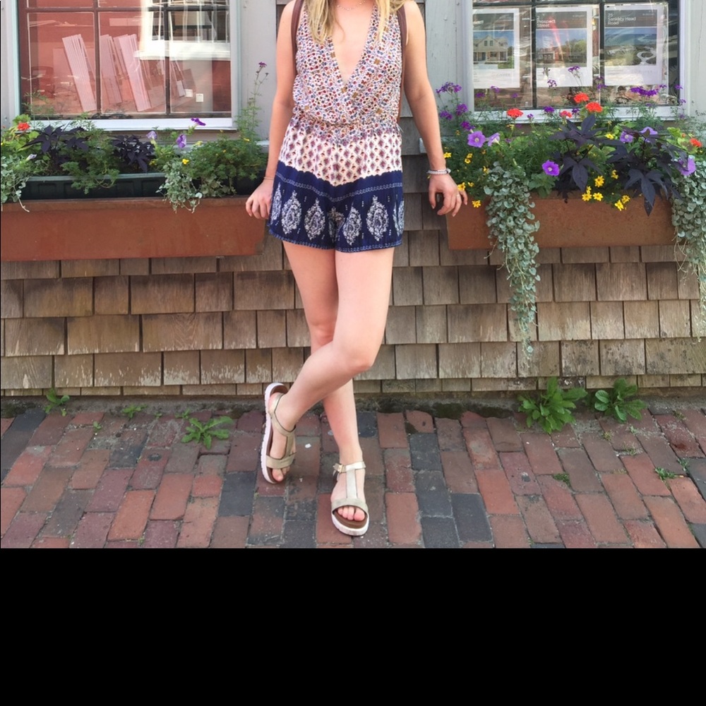 Illa illa patterned romper